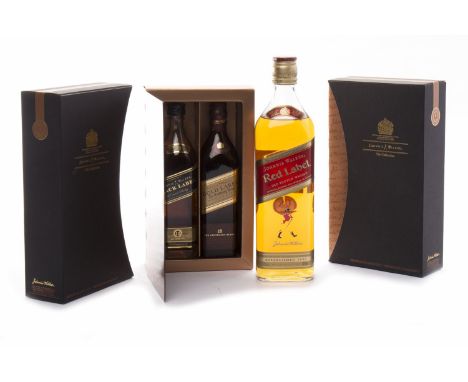 JOHNNIE WALKER 'THE COLLECTION' (2)
Blended Scotch Whisky. 
Each pack contains two 20cl bottles, Black Label 12 Years old (43
