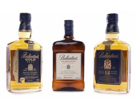 BALLANTINE'S 12 YEARS OLD SPECIAL RESERVE
Blended Scotch Whisky. 
70cl, 40% volume.
BALLANTINE'S AGED 12 YEARS GOLD SEAL
Blen