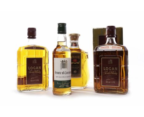 WINDSOR AGED 17 YEARS
Blended Scotch Whisky. 
500ml, 40% volume. 
LOGAN DE LUXE AGED 12 YEARS (2)
Blended Scotch Whisky. 
1L,
