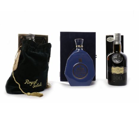 CHIVAS ROYAL SALUTE - EMERALD
Blended Scotch Whisky.
75cl, 40% volume, in pouch and carton.
CHIVAS CENTURY OF MALTS
Blended S