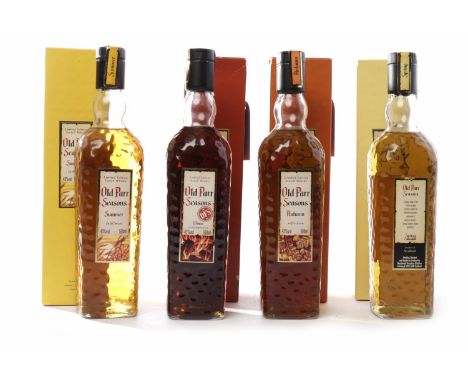 OLD PARR SEASONS (4)
Blended Scotch Whisky. 
To include Spring, Summer, Winter and Autumn. All 500ml, 43% volume, in carton. 