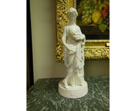 Antique Bisque Figure of Salome Stamped Beatty To Base