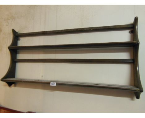 Vintage Mahogany Wall Shelf