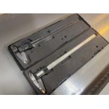 Lot of (2) Unknown Make 12" Digital Calipers, (MODULA Drawer #24)