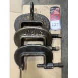 Heavy Service Clamps (3) No. 5 Armstrong and Vulcan