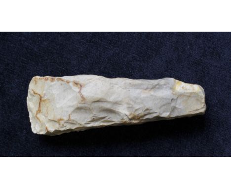 Neolithic- Danish chert thick butted adze. The implement was found on the Isle of Funin and belongs to the Single Grave Cultu