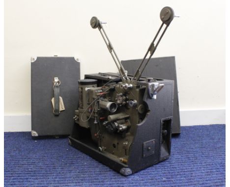 1940s Victor Model 40 16mm sound film projector in hard carry case