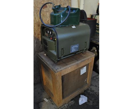 Vintage engine driven generator with a plaque marked 'Aero Colchester serial no. 287'. (B.P. 21% + VAT)