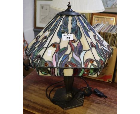 Modern Tiffany style table lamp.(B.P. 21% + VAT) 