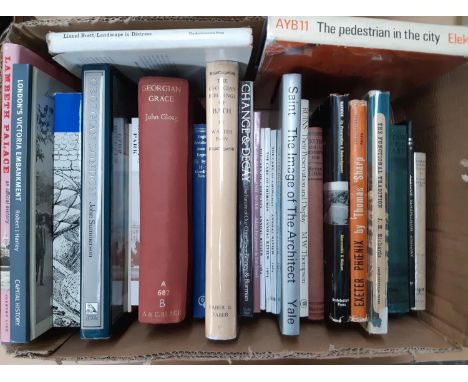 ARCHITECTURE: a blend of books covering architecture of London and Bath and also the preservation of architectural structures
