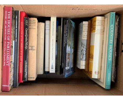 ARCHITECTURAL VOLUMES: A varied selection of around 20 books on British architecture. 