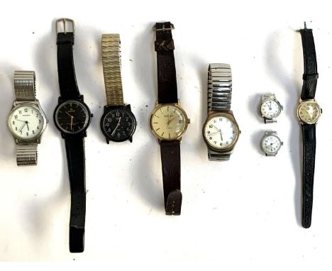 A quantity of watches to include Lorus, Newmark, Ingersoll, Timex, Sekonda etc 