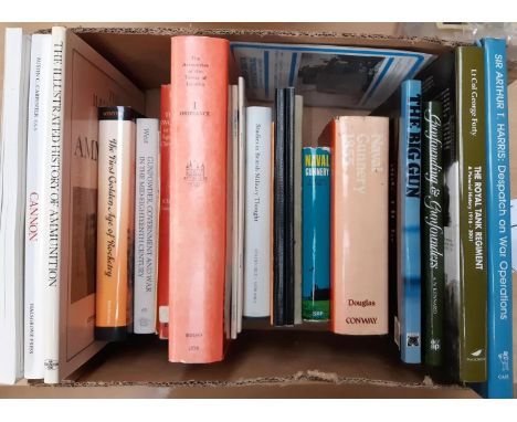 MILITARIA: WEAPONRY, GUNNERY, ORDNANCE: A selection of over 20 publications on tanks, rocketry, naval gunnery etc. 