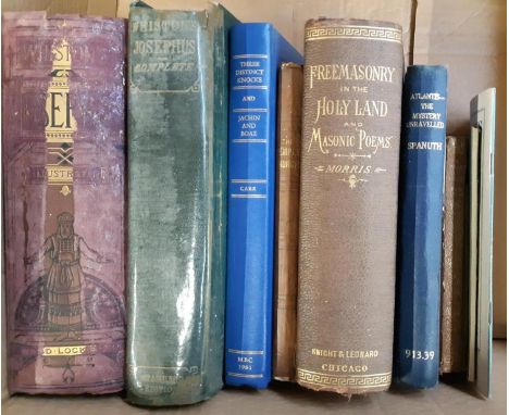 The MASONS: A group of vintage books and pamphlets of Masonic interest and other works to include: Addison, C.G., 'The Temple
