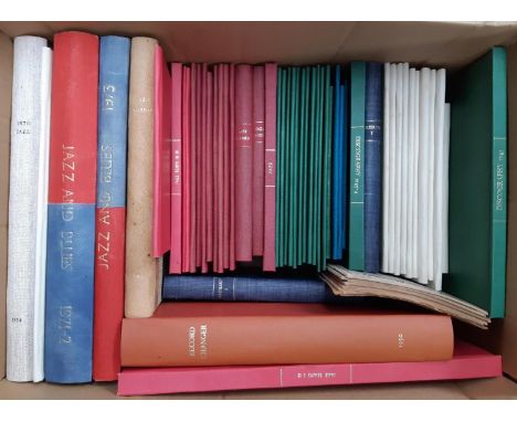 JAZZ INTEREST: A very special collection of vintage Jazz journals, rare monographs, ephemera etc. Bound by their bookbinder o