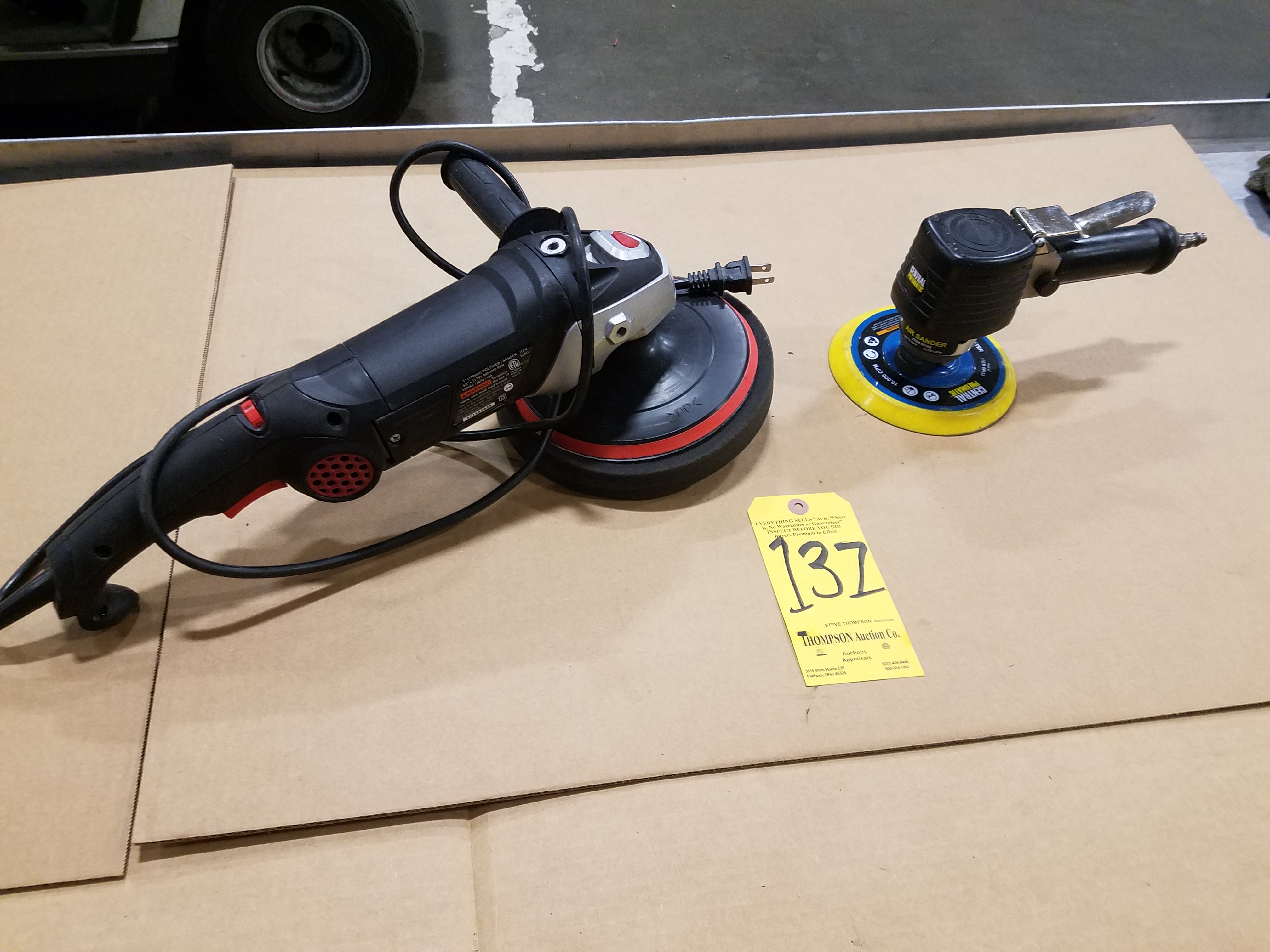 Drill Master 7 In. Polisher/Sander and Chicago Pneumatic Sander