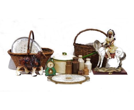 Quantity of T G Green blue Cornish kitchenware, a quantity of Royal Doulton 'Larchmont'&nbsp;chinaware's, a Judge ware metal 