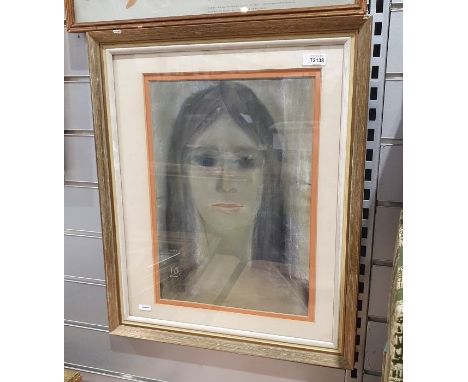 Pastel Drawing&nbsp;Signed LO lower left together with prints, a mirror and&nbsp;&nbsp;an indenture(7)