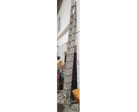 Stevens &amp; Carter two-section extending ladder, 3.5m approx. each section&nbsp;