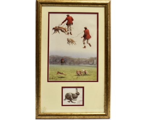 AFTER RAY LEANING 'January-Warwick' and 'March Cheltenham', a pair of limited edition black and white humorous racing prints,