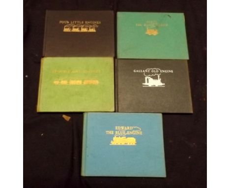 REV. W. AWDRY. Five firsts in the Railway Series. "Troublesome Engines." 1950; "Edward the Blue Engine." 1954; "Percy, the Sm