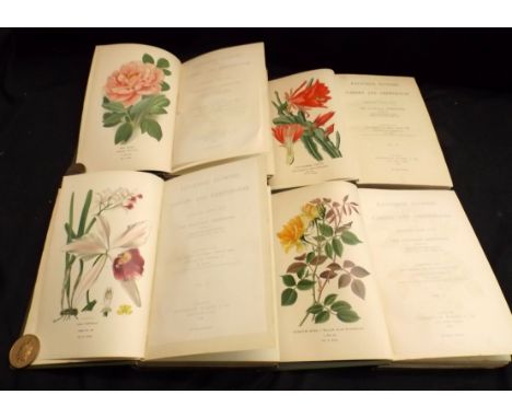 STEP (EDWARD). "Favourite Flowers of Garden and Greenhouse." Four vols, 316 col plts comp, orig dec cl gt, large 8vo, Warne 1