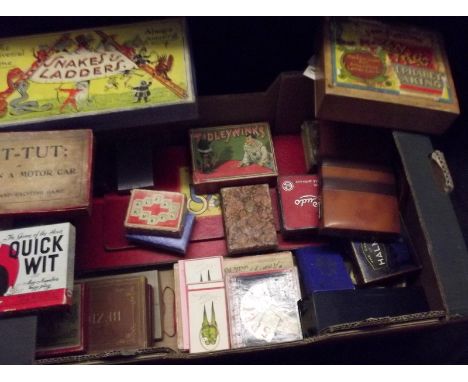 A collection of vintage board and other games.