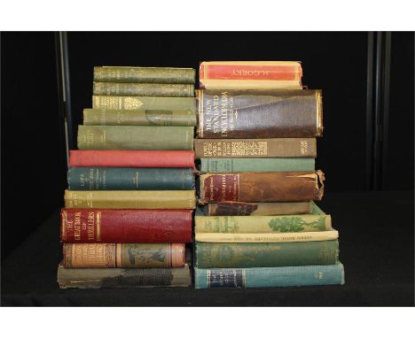 Collection of vintage books, H.M.S. Ulysses by Alistair McClean, Julius Caesar by John Buchan, The Forsyte Saga by John Galsw