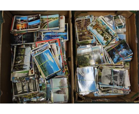 Large quantity of vintage postcards, (Qty)