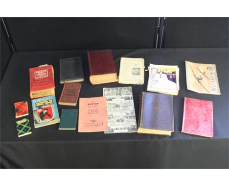 WW2 illustrated RAF booklet, Knights of the Air, together with other vintage books, The Bible, Hastings Ready Reckoner, Pop a