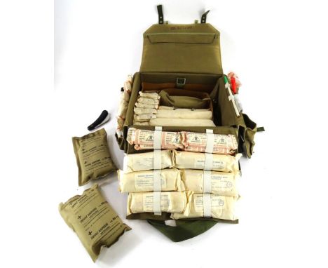 A Czech Army field medical kit, stamped to the lid ZVZOR80, and numbered 90041066.
