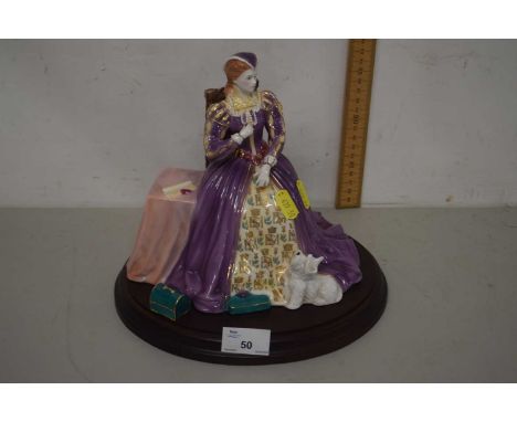 Modern Royal Worcester model Mary Queen of Scots