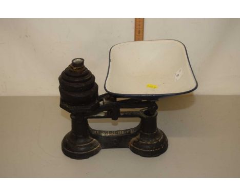 Cast iron scales and weights