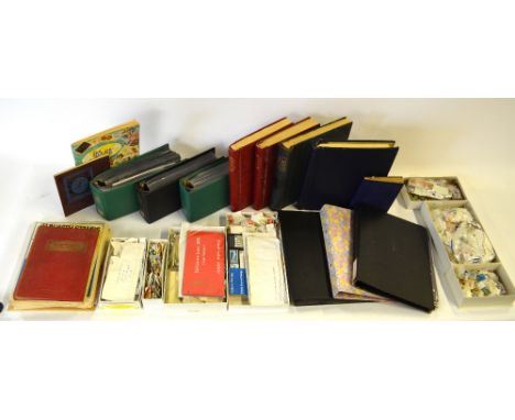 A large quantity of postage stamps including Victorian, Edwardian and later British, Empire, Commonwealth and foreign issues,