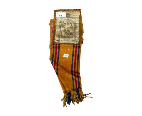 ANTIQUE ORANGE ORDER SASH