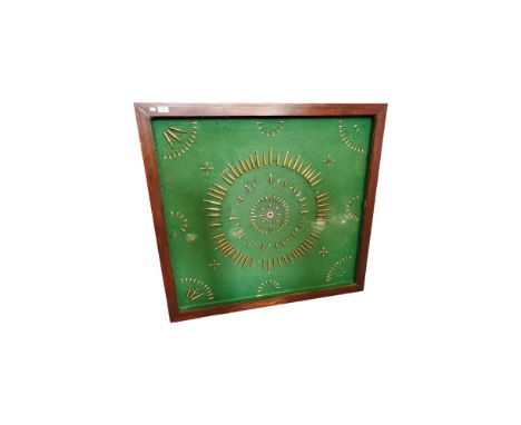 FRAMED AMMUNITION CASINGS 