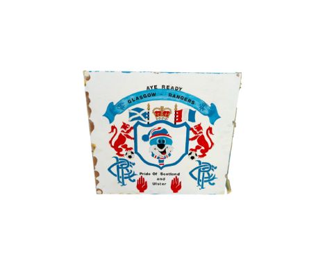 LARGE PRISON ART PAINTING GLASGOW RANGERS