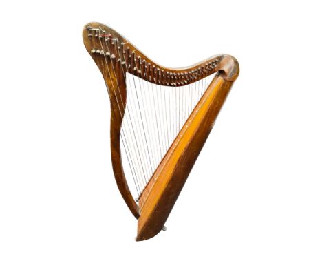 ANTIQUE IRISH HARP 102CM AT HIGHEST POINT