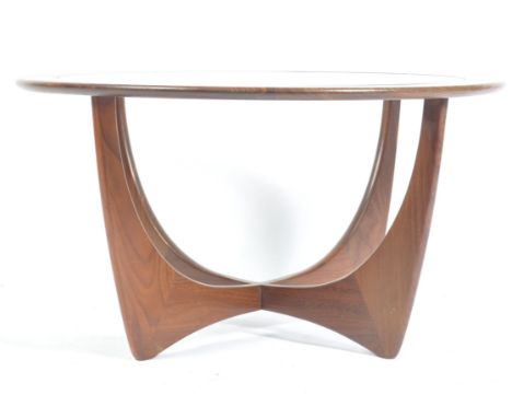 Victor B. Wilkins - E. Gomme / G-Plan - Astro - A mid 20th century retro vintage teak wood circular coffee / centre table hav