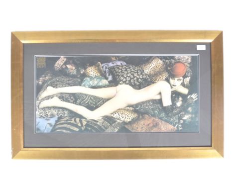 BIBA -&nbsp;Mouche (Agneta Bylander) -&nbsp;Photographer James Wedge - An original late 20th Century 1970's retro vintage poi