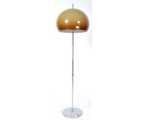 Sheerlite Ltd - Acrylic Dome Floor Lamp An original 1960's retro vintage floor standing standard light lamp having a mushroom