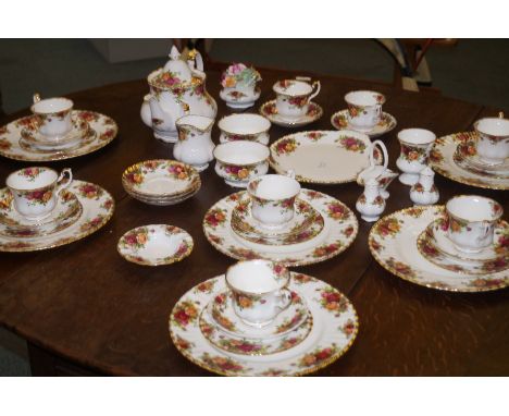 Royal Albert Old Country Rose Tea/Dinner Service, all first quality 