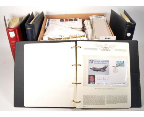 An extensive collection of mid and late 20th century first day covers. The collection including four albums alongside a large