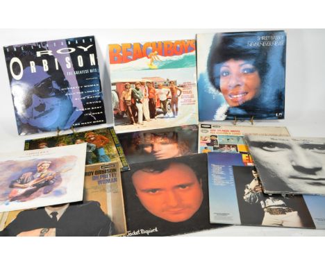 A collection of vintage 20th century rock / prog rock / hard rock / pop / Jazz vinyl record albums. Featuring artists such as