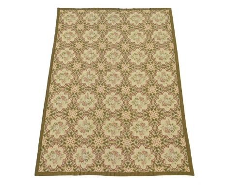 A NEEDLEPOINT CARPET  OF NEO-CLASSICAL DESIGN  approximately 412 x 300cm 