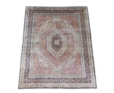 A FINE SILK CARPET approximately 310 x 248cm
