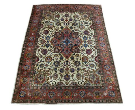 A TABRIZ CARPET approximately 396 x 285cm 