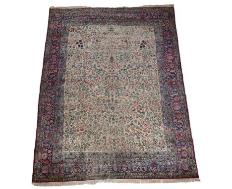 A LAVAR KIRMAN CARPET approximately 382 x 283cm