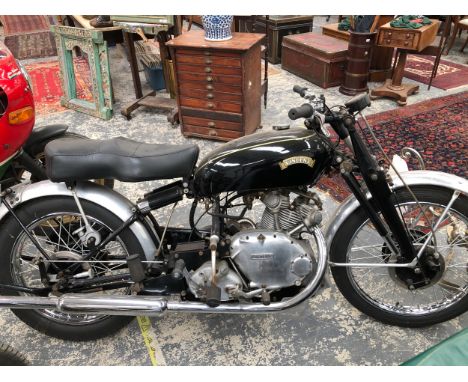 1953 VINCENT 499CC SERIES-C COMET REGISTRATION NO. NXA 316 FRAME NO. RC1/1/11640 ENGINE NO. F5AB/2A/9740 (SEE TEXT) CRANKCASE