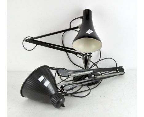 Two vintage anglepoise style table lamps